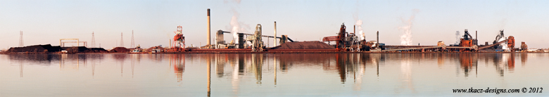"Zug Island" by Peter Tkacz, was Best of Show Winner at the Grosse Pointe Art Center's 2014, "Our Rivers, Our Lakes" art exhibit. "Zug Island" by Peter Tkacz, Best of Show Winner.